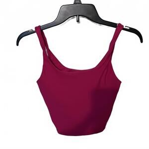 Old Navy Magenta Athletic Powersoft Light Yoga Support Stretch Sports Bra XS
